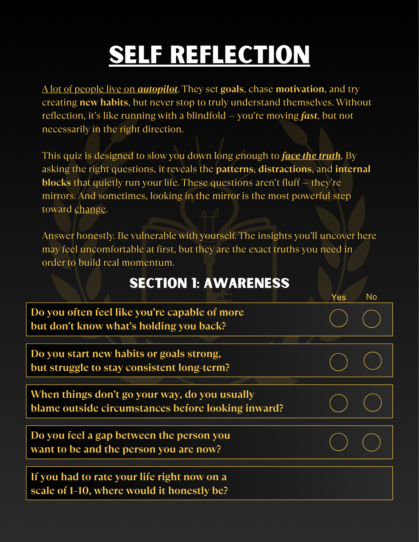 FREE Self-Reflection